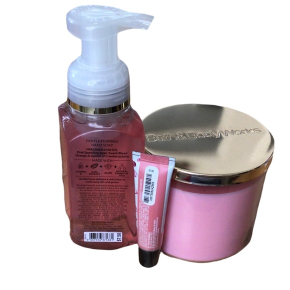 Bath & Body Works One Of A Kind Set Butterfly + Bubbly Rose New - Picture 5 of 7